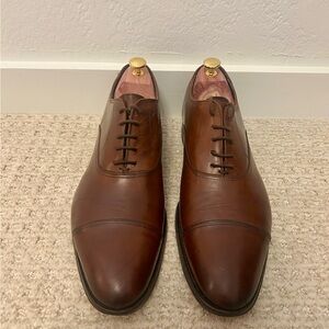 To Boot New York Brandon II Cap Toe Oxford Brown Size 11